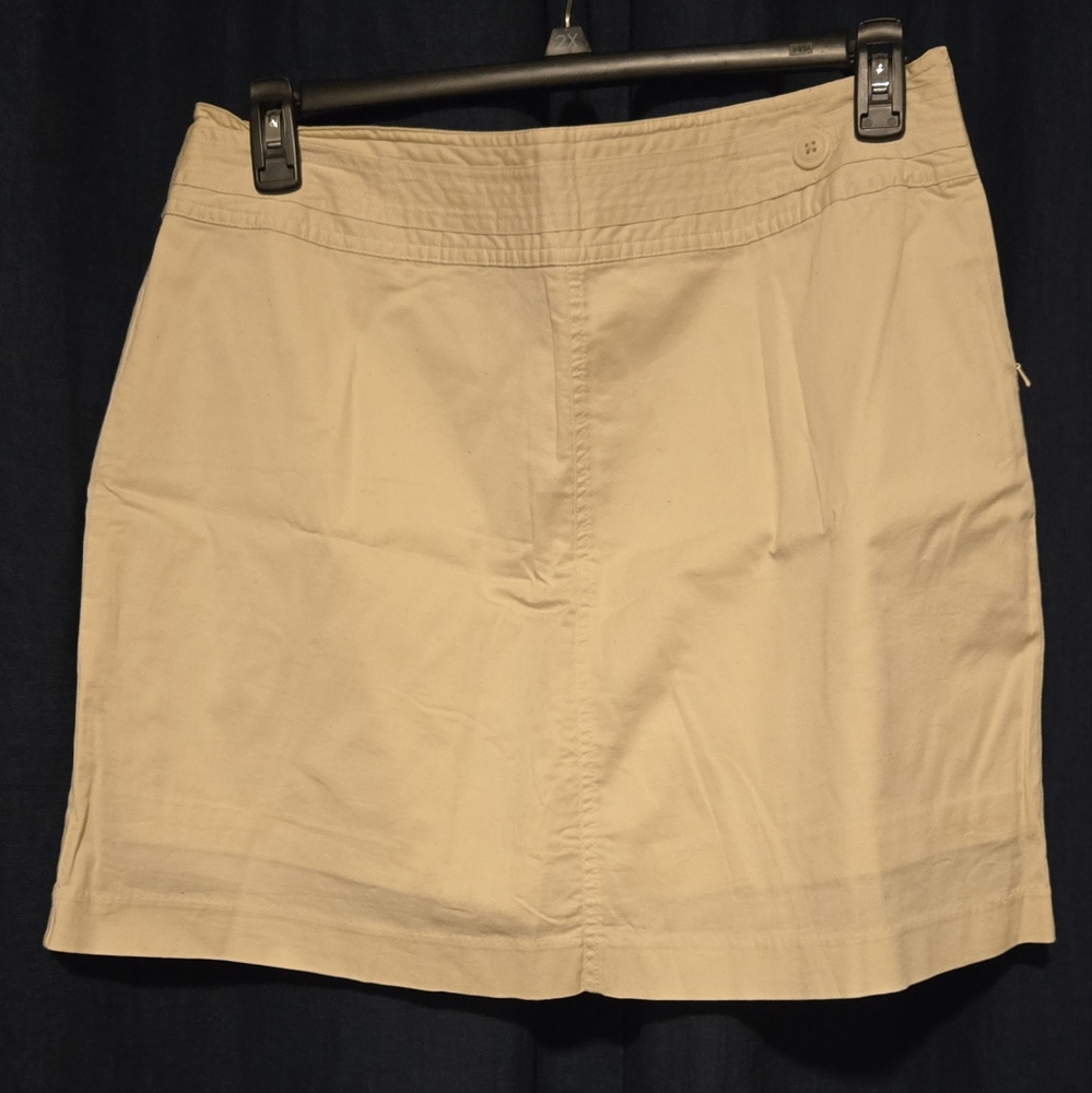 St. John's Bay Tan Mini Skirt